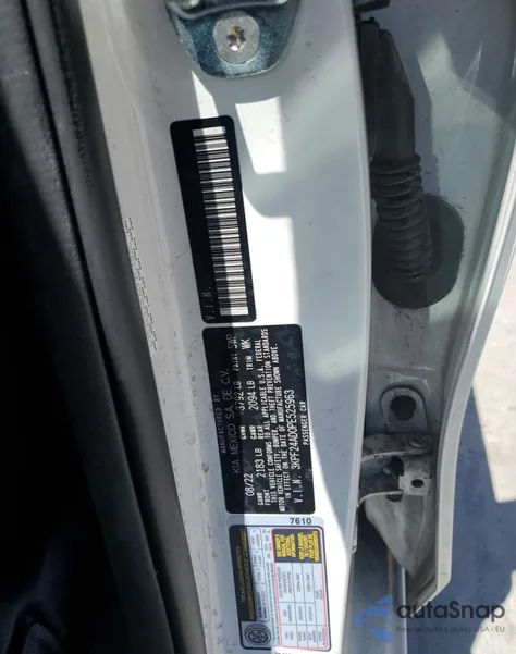 2023 Kia Forte Lx z USA, uszkodzony, nr VIN 3KPF24AD0PE525963